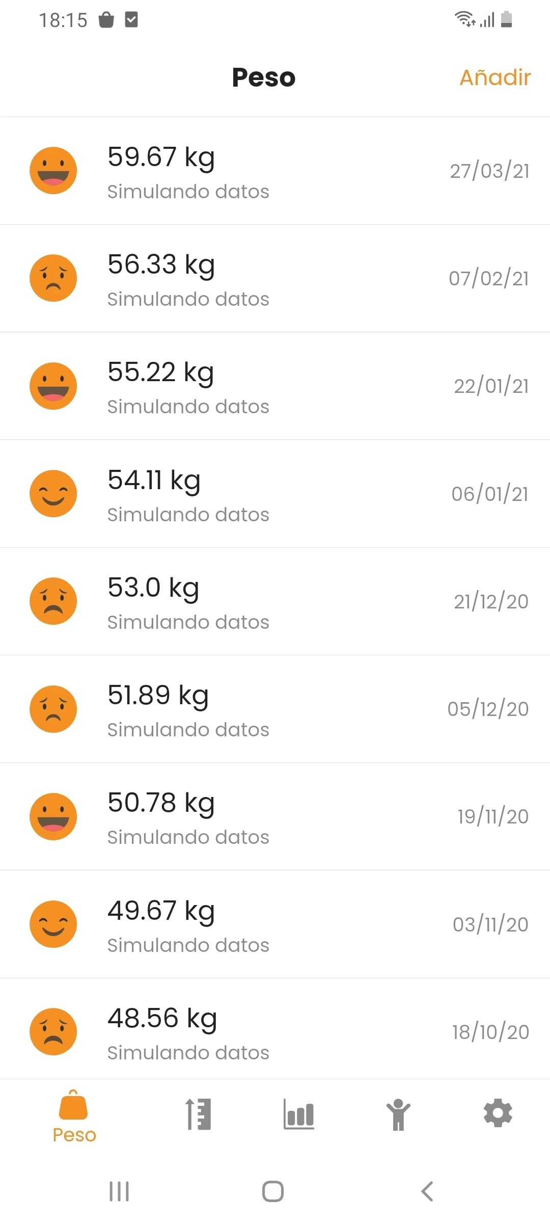 BabyHealth tracking screen showing daily sleep, feeds, and diaper logs